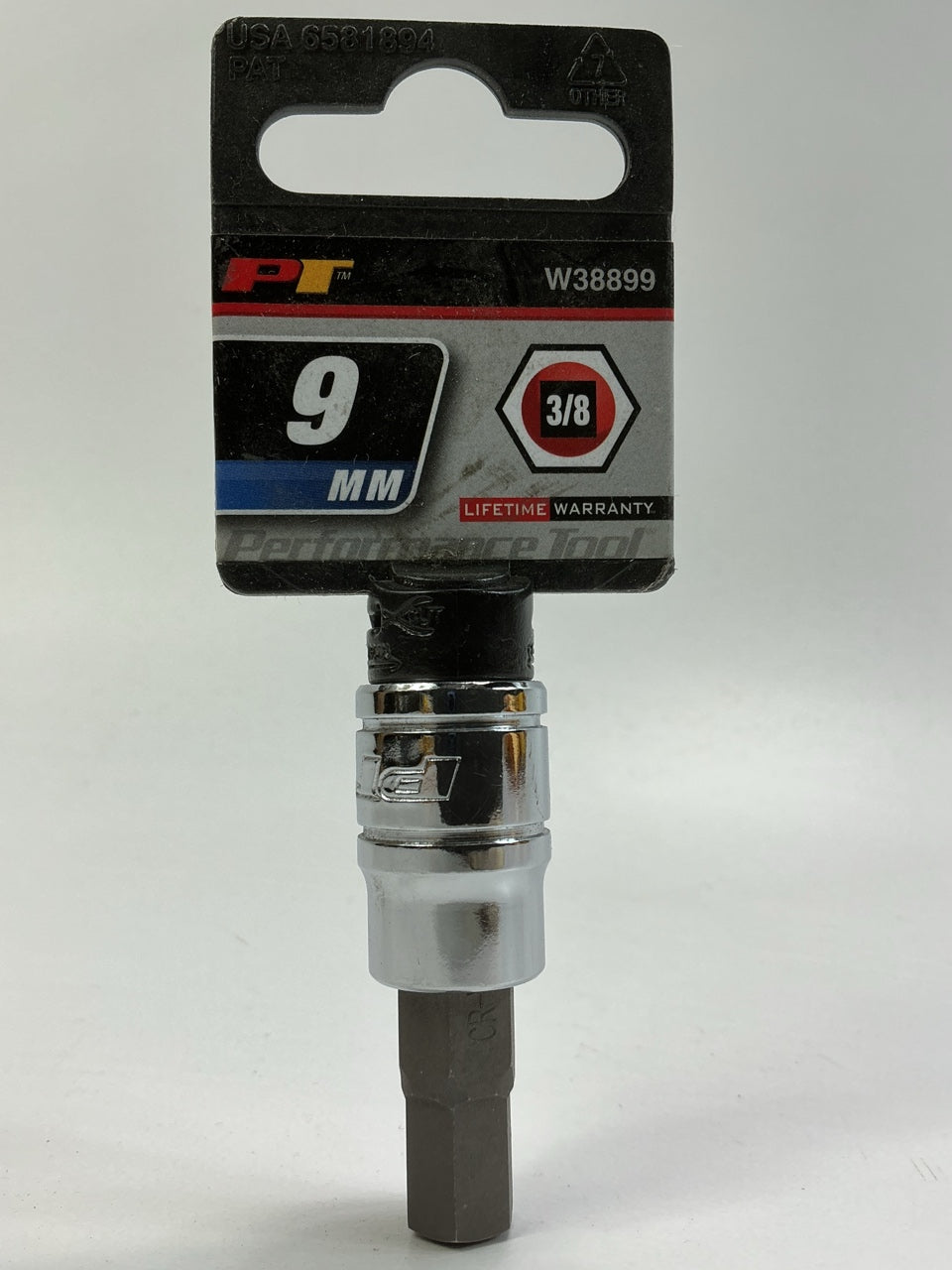 Performance Tool W38899 9mm Hex Allen Bit Socket 3/8'' Drive