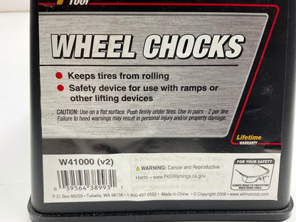 Performance Tool W41000 Wheel Chocks - 4 PACK