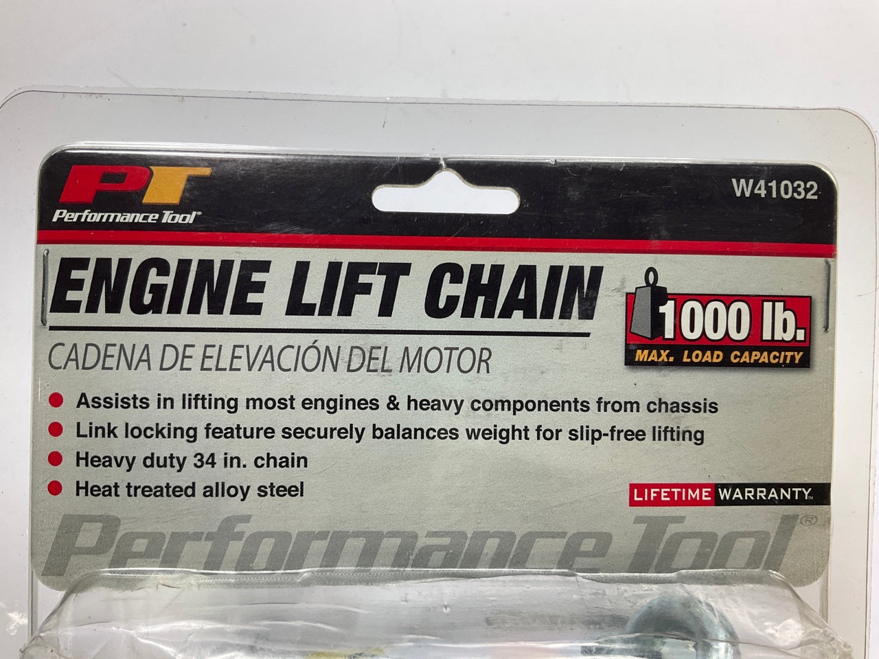 Performance Tool W41032 34 Inch Engine Lift Chain With 1,000 Lbs Max Load