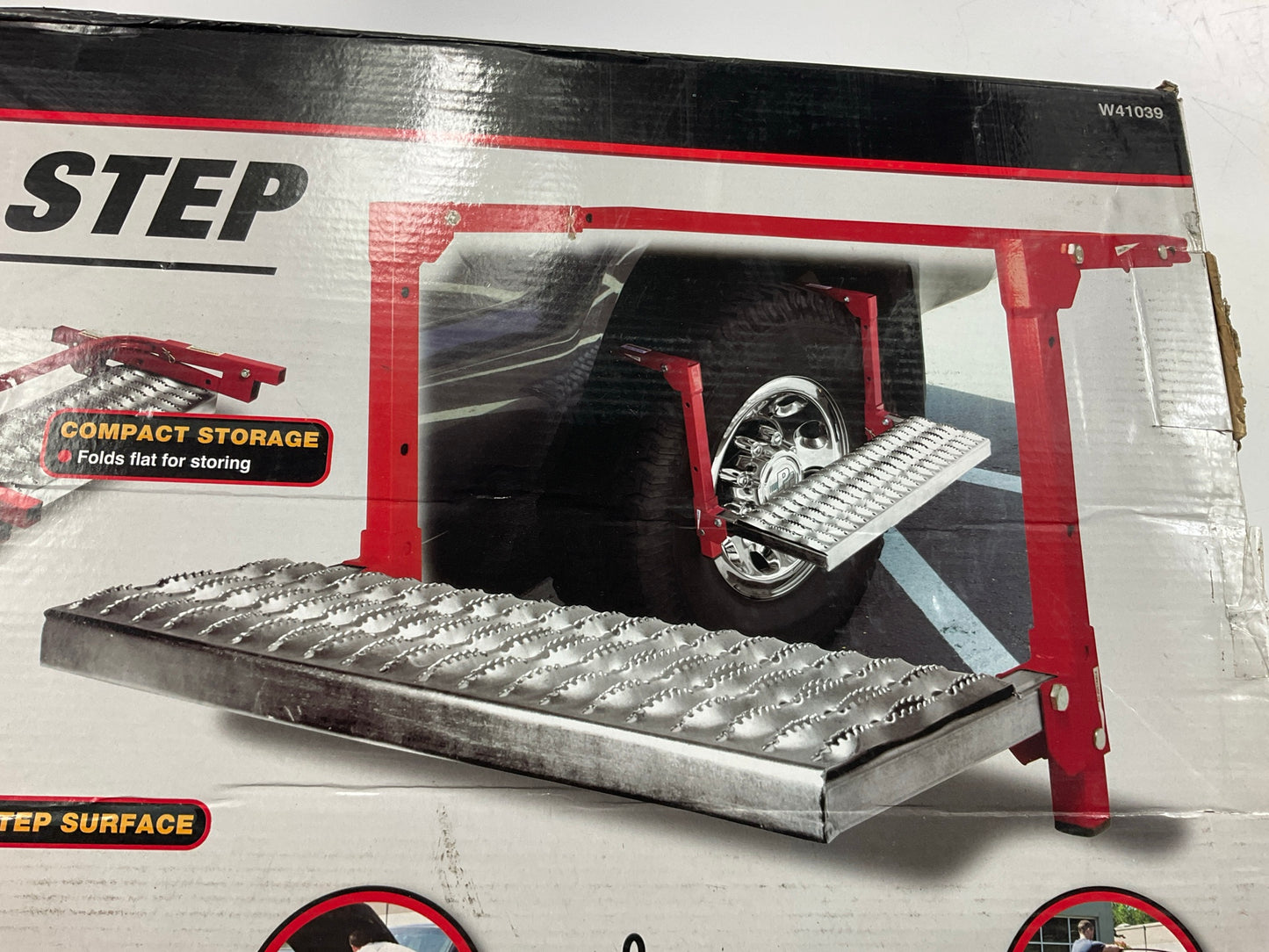 Adjustable Truck Tire Step RV SUV Hitch Mounted Tirestep Over Wheel Platform