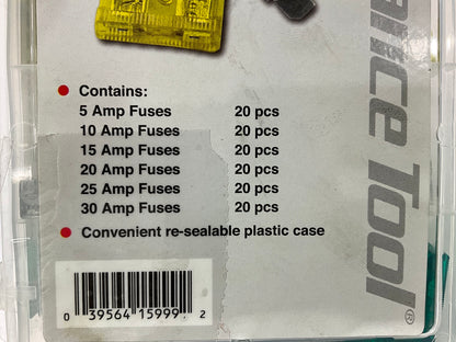 Performance Tool W5368 ATO Fuse Assortment - 120 Piece