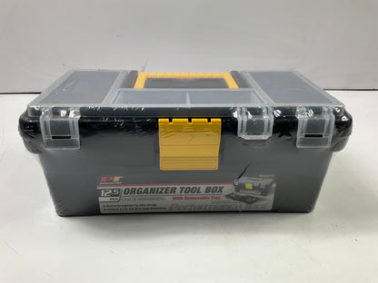 Performance Tool W54012 Plastic Tool Box With Tool Tray (12.5'' W X 7'' D X 6'' H)