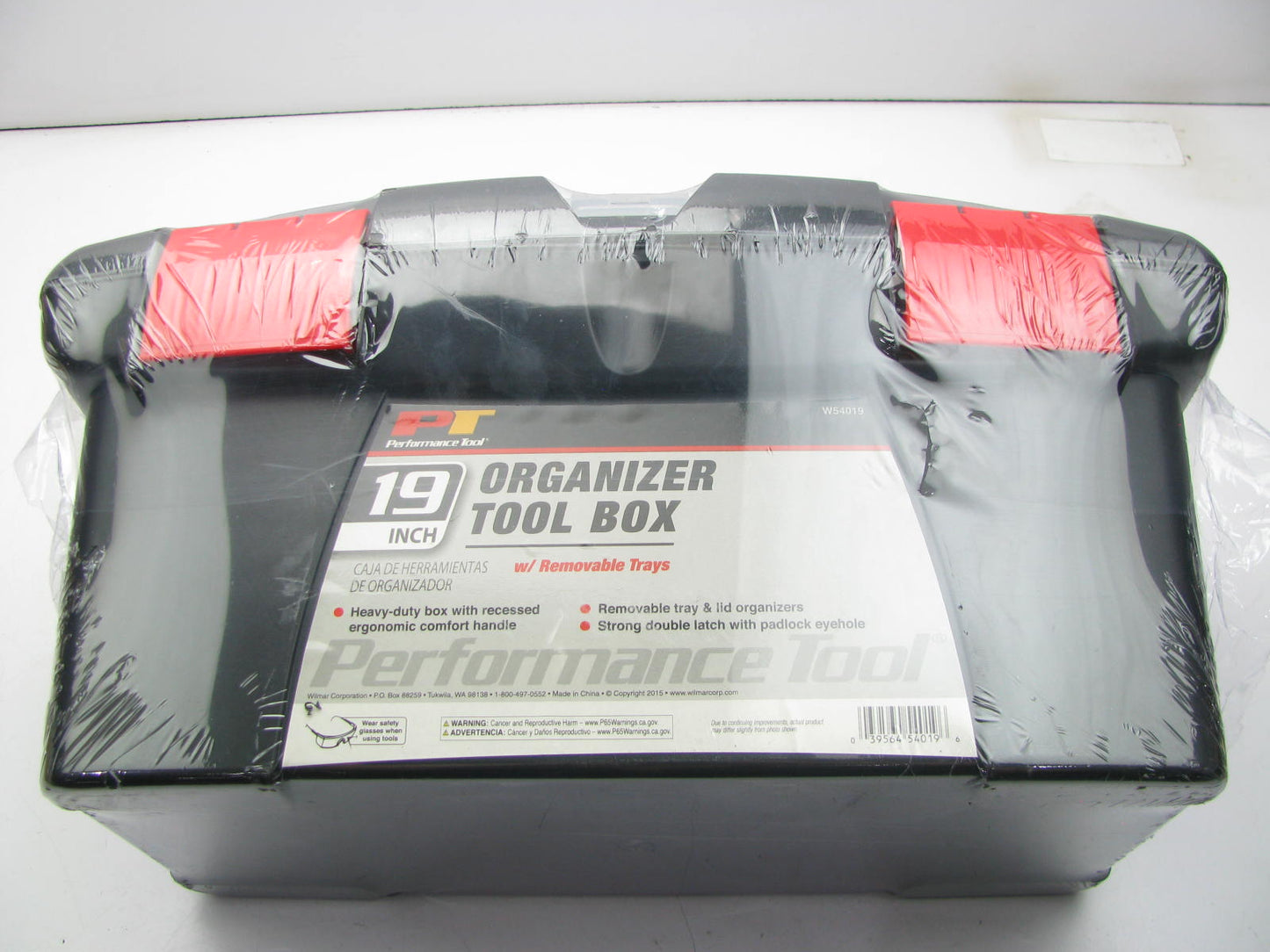Performance Tool W54019 19-Inch Plastic Organizer Tool Box