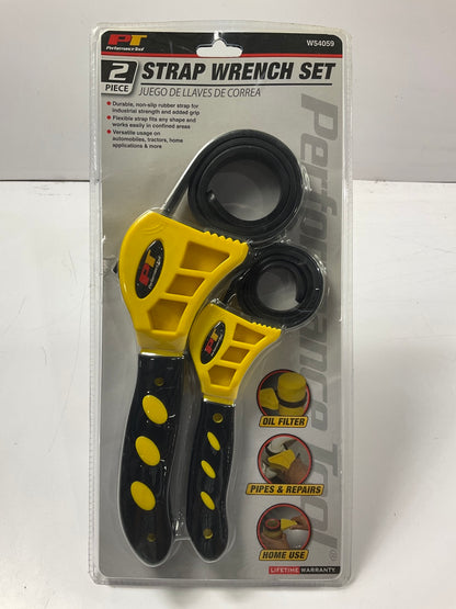 Performance Tool W54059 2-Piece 3/8'' To 6-1/2'' To Strap Wrench Set