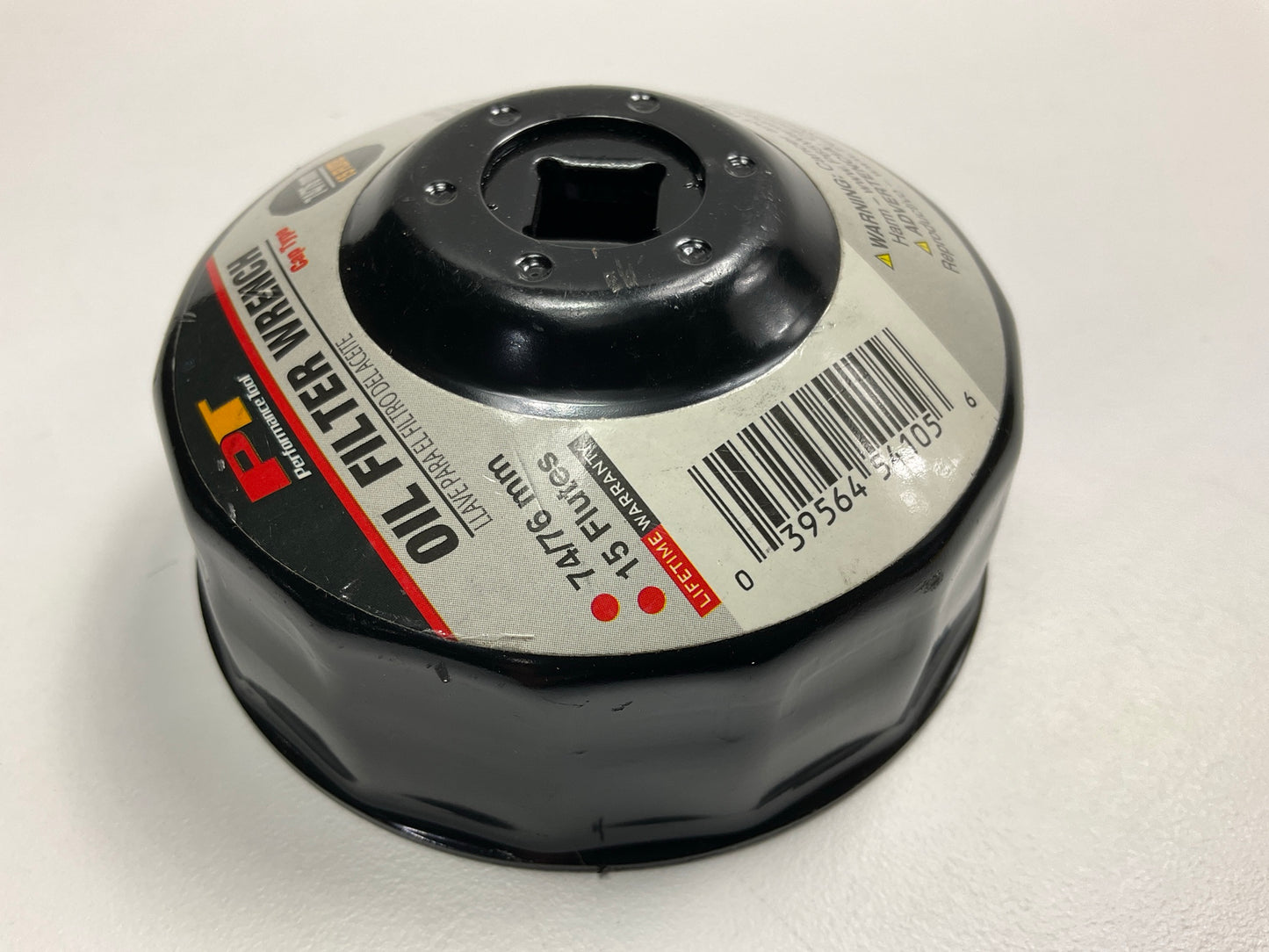 Performance Tool W54105 74/76mm Engine Oil Filter Wrench, 15 Flutes