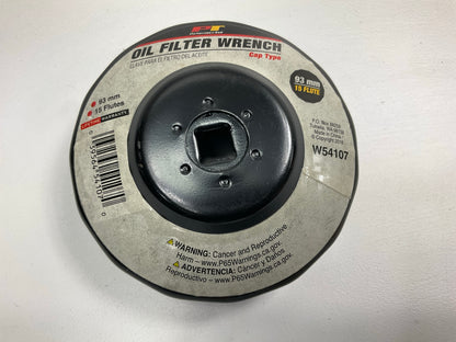 Performance Tool W54107 93MM Engine Oil Filter Wrench, 15 Flutes