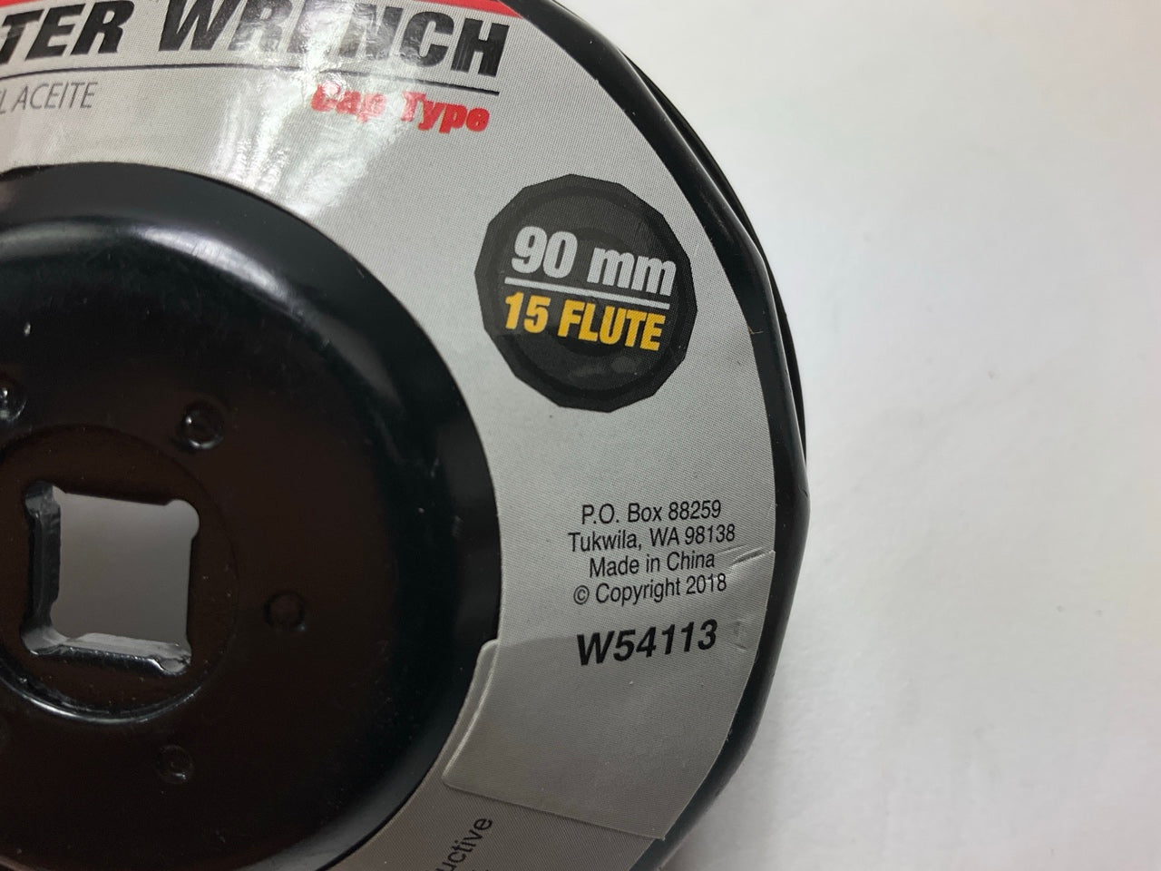 Performance Tool W54113 Oil Filter Wrench, 90mm, 15 Flutes