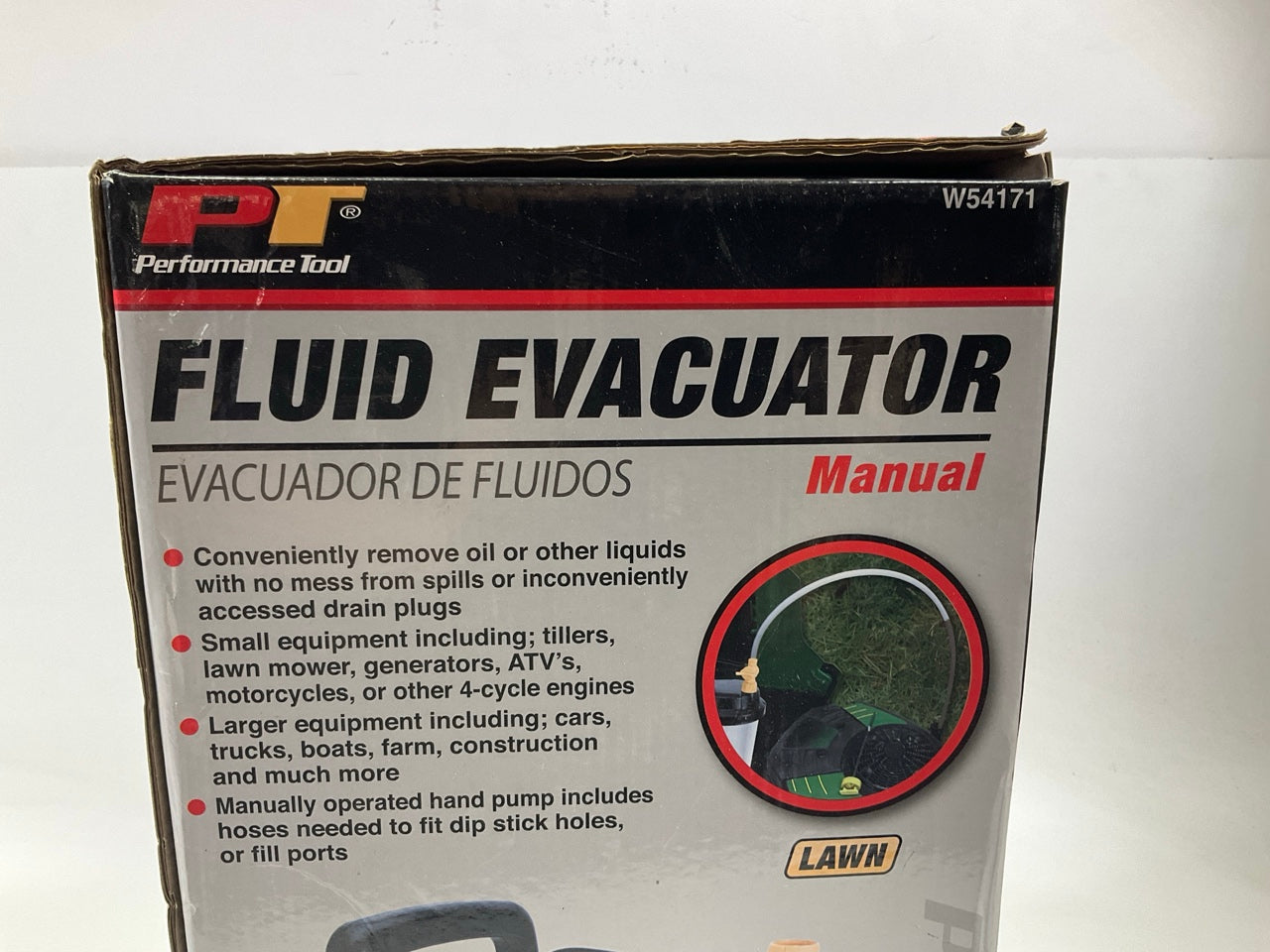 Performance Tool W54171 Manual 8L Oil Changer Vacuum Fluid Extractor Tank Tool