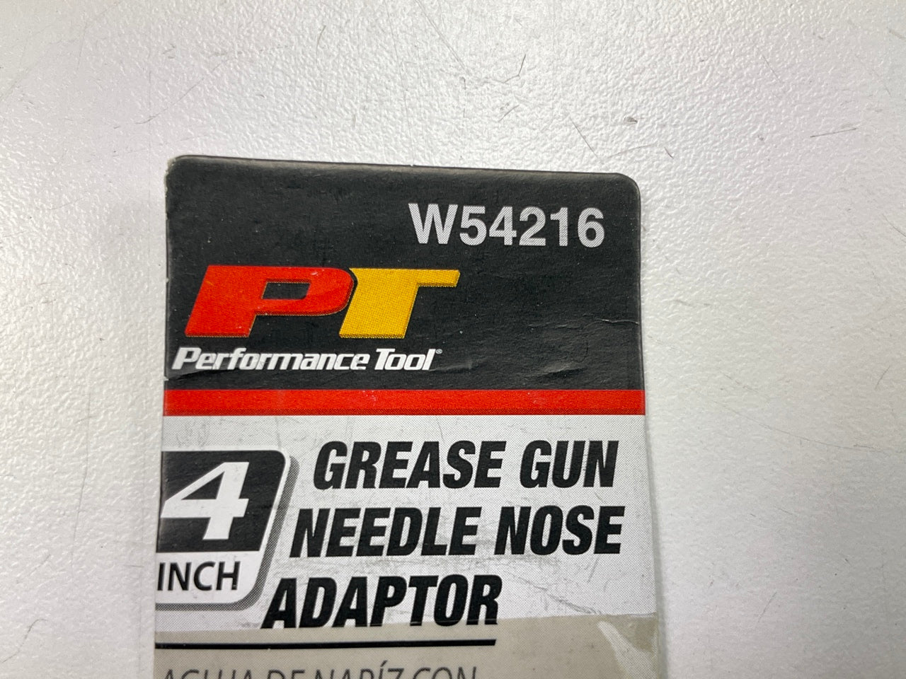Performance Tool W54216 4'' Grease Gun Needle Nose Adapter