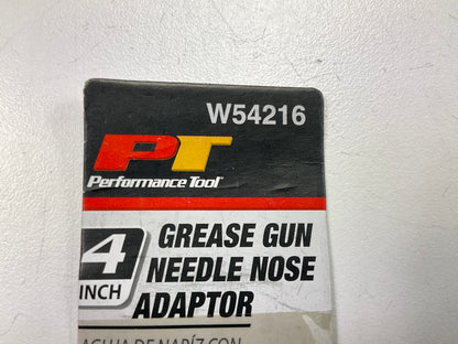 Performance Tool W54216 4'' Grease Gun Needle Nose Adapter