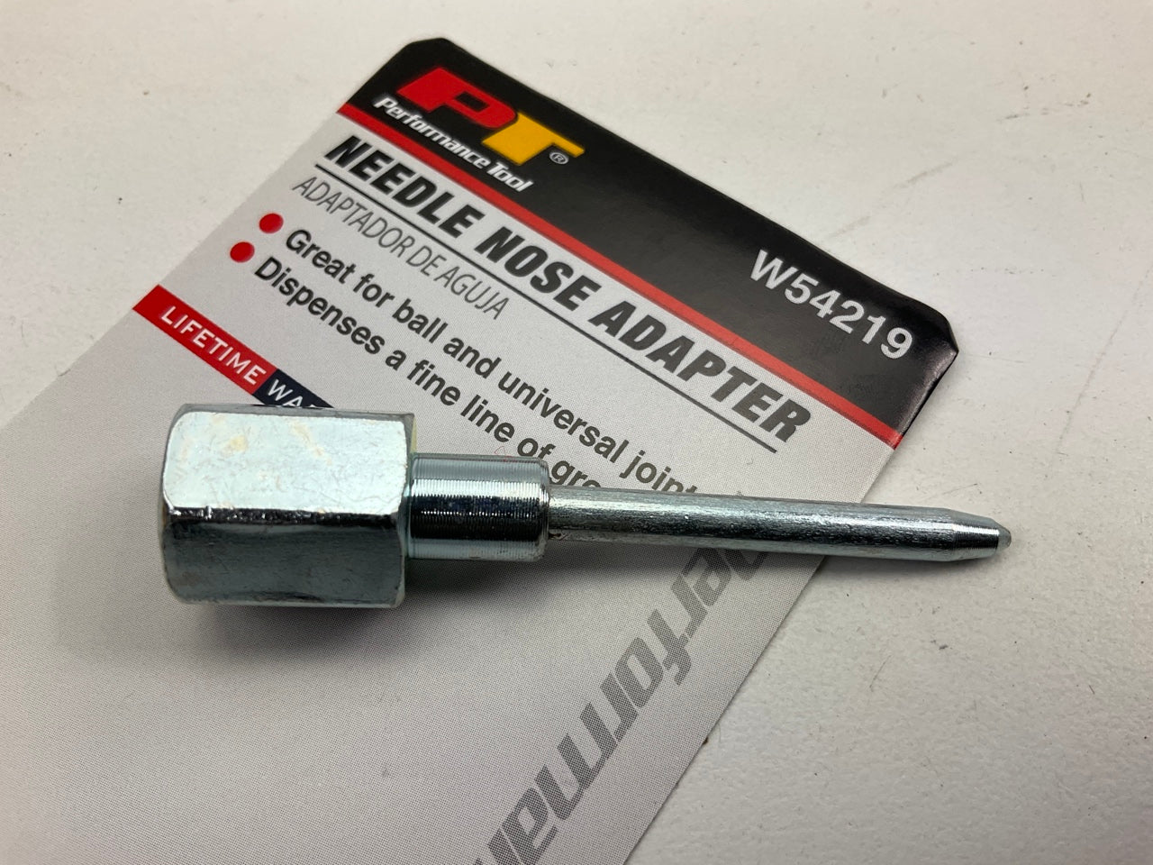 Performance Tool W54219 Grease Gun Needle Nose Adapter