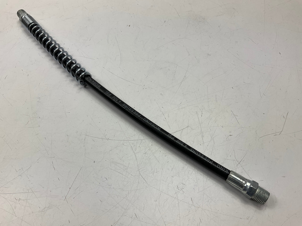 Performance Tool W54223 12'' Flex Grease Gun Hose Extension With Spring Guard