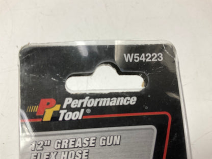 Performance Tool W54223 12'' Flex Grease Gun Hose Extension With Spring Guard