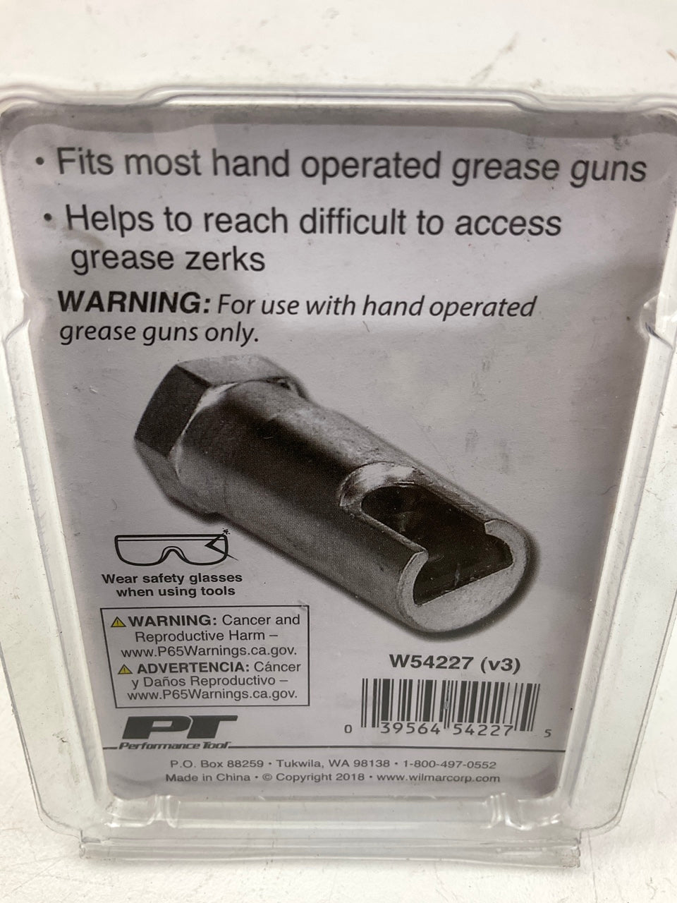 Performance Tool W54227 Right Angle Grease Gun Coupler