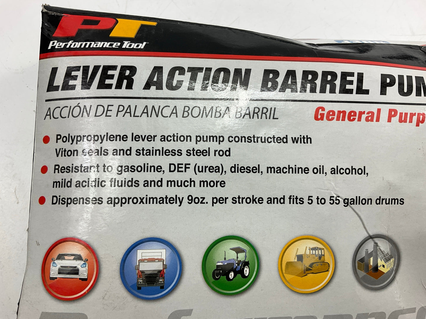 Performance W54268 Lever Action Barrel Drum Pump For 15 To 55 Gallon Drums
