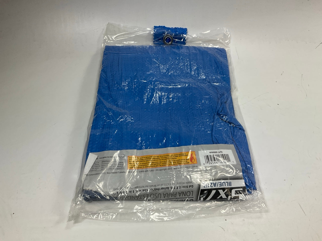 LOT OF 50 - Performance Tool W6000  5'x7' Light Duty Blue Tarps, 4 Mil Thick