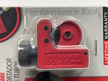 Performance Tool W700C Compact Mini Tubing Tube Cutter 1/8''-5/8'' O.D. Range