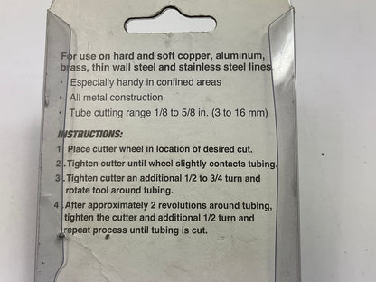 Performance Tool W700C Compact Mini Tubing Tube Cutter 1/8''-5/8'' O.D. Range