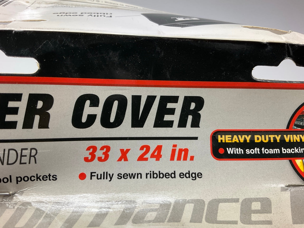 Performance Tool W80583 Black Vinyl 33'' X 24'' Fender Cover