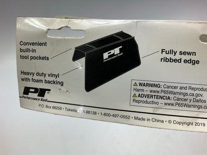 Performance Tool W80583 Black Vinyl 33'' X 24'' Fender Cover