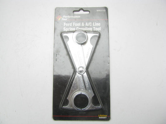 PERFORMANCE TOOL SCISSOR TYPE FORD FUEL AIR CONDITIONING LINE DISCONNECT TOOL
