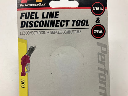 Performance Tool W83114 Scissor Fuel Line Disconnect Tool (Sizes: 5/16'' & 3/8'')
