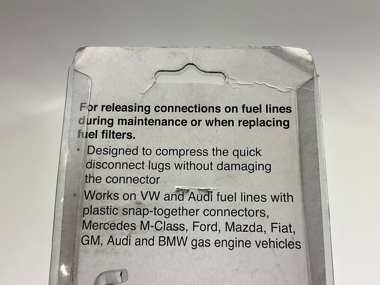 Performance W83115 Fuel Line Quick Disconnect Tool  VW, Audi, Mercedes, Ford, GM