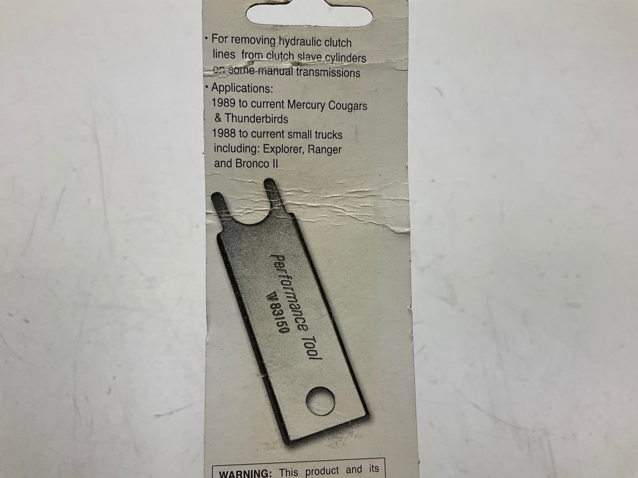 Performance Tool W83150 Clutch Line Disconnect Tool Ford