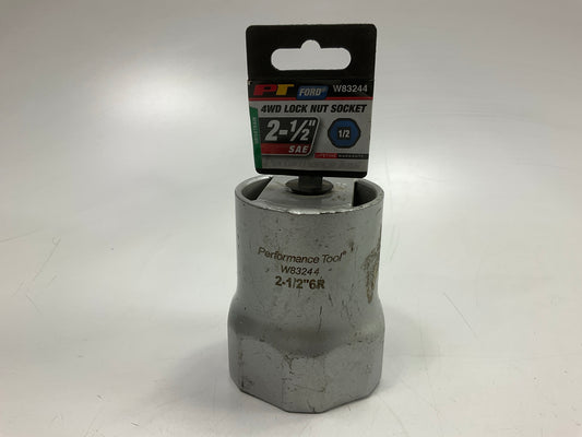 Performance W83244 1/2'' Drive 2-1/2'' 4WD Lock Nut Socket F150 & Bronco Auto Hub