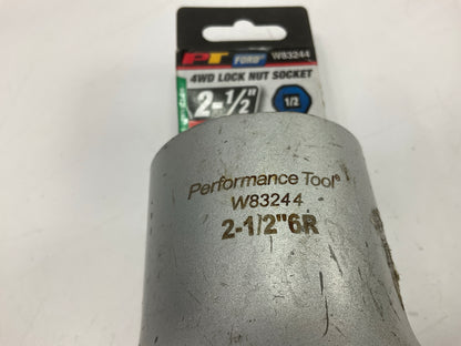 Performance W83244 1/2'' Drive 2-1/2'' 4WD Lock Nut Socket F150 & Bronco Auto Hub
