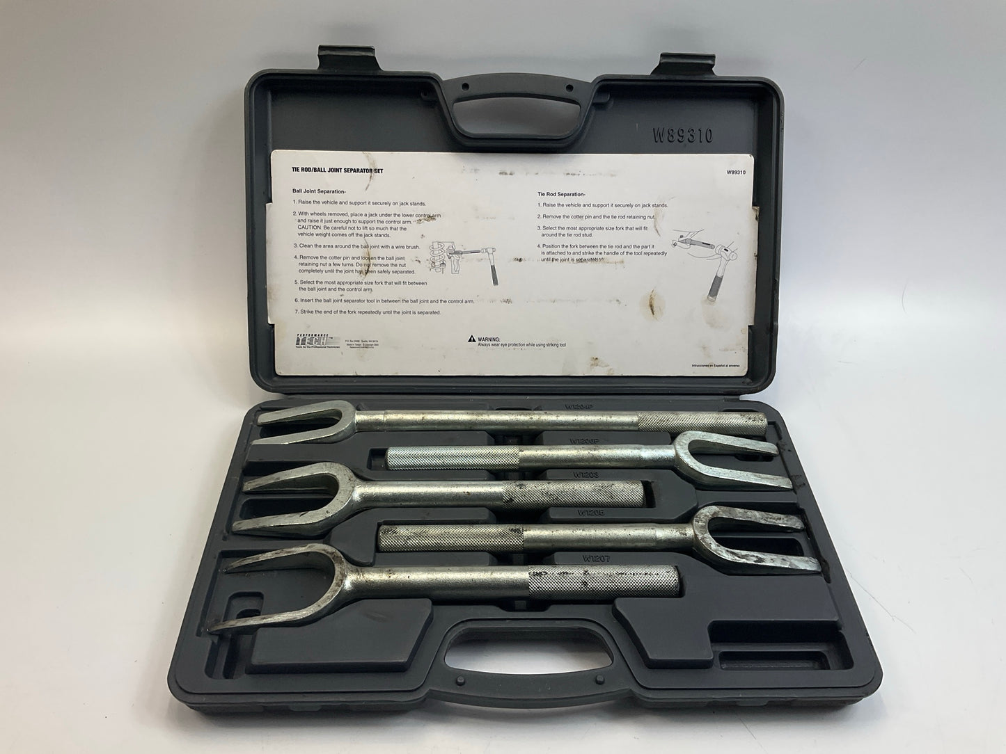 USED #5 - Performance Tool W89310 Tie Rod / Ball Joint Separator Set, 5-Piece