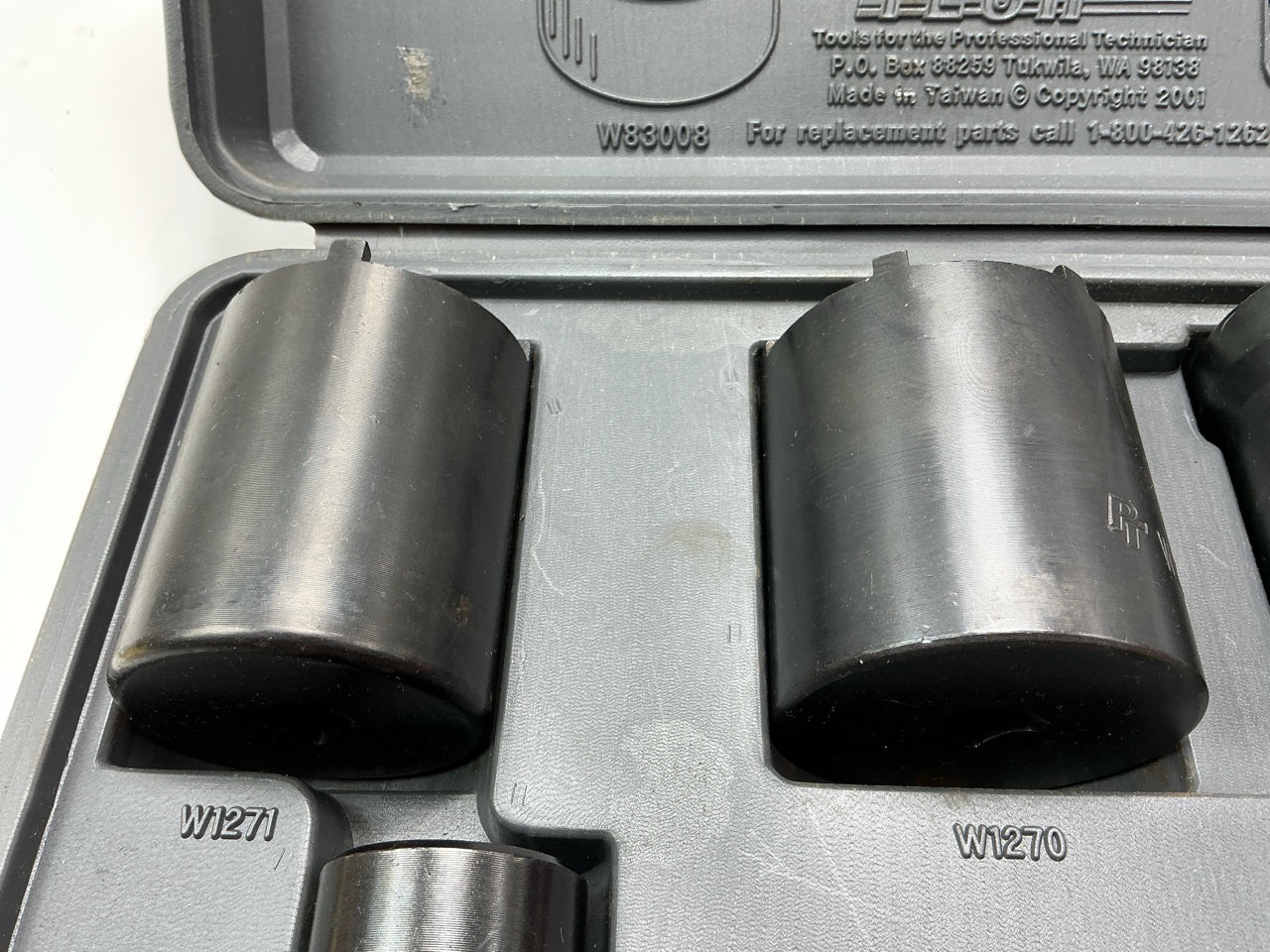 USED #7 - Performance Tool W89319 6-Piece 4X4 4WD Spindle Nut Socket Wrench Set