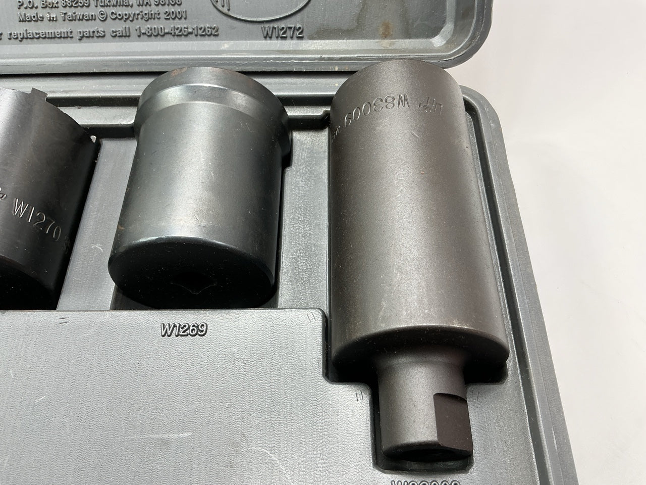 USED #7 - Performance Tool W89319 6-Piece 4X4 4WD Spindle Nut Socket Wrench Set