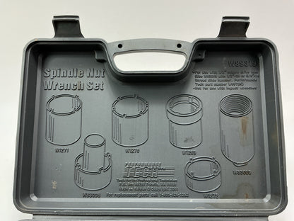 USED #7 - Performance Tool W89319 6-Piece 4X4 4WD Spindle Nut Socket Wrench Set