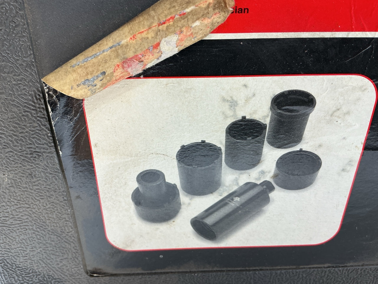 USED #7 - Performance Tool W89319 6-Piece 4X4 4WD Spindle Nut Socket Wrench Set