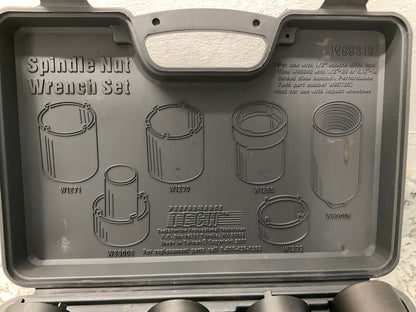 Performance Tool W89319 6-piece Spindle Axle Nut Socket Wrench Set 4x4 4WD Truck