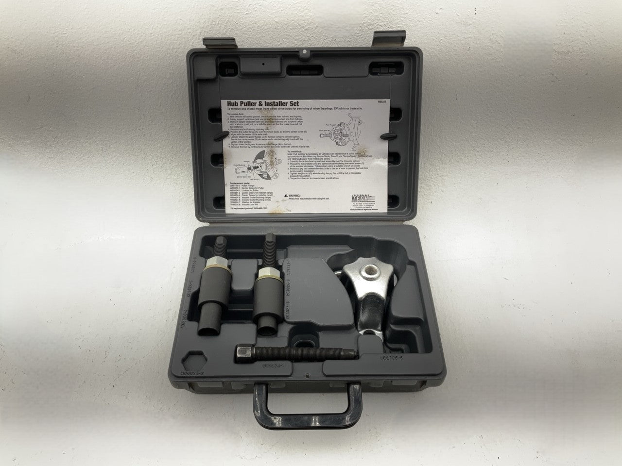 USED - Performance Tool W89324 Front Hub Remover / Installer Tool
