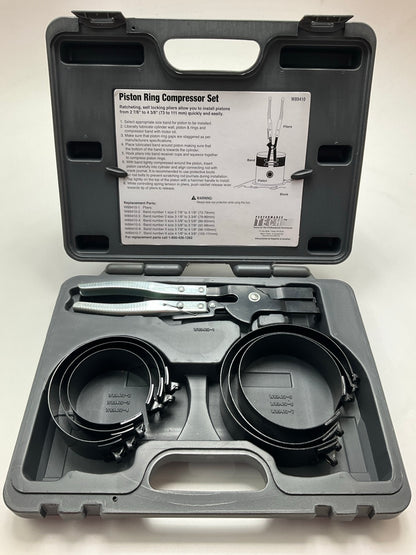 Performance Tool W89410 Piston Ring Compressor Set