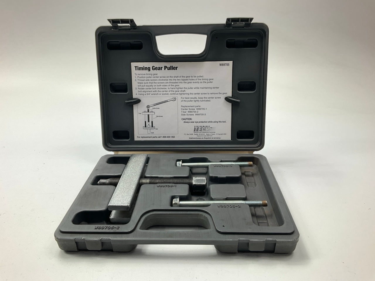 USED #14 Performance Tool W89705 Timing Gear Puller Tool Set
