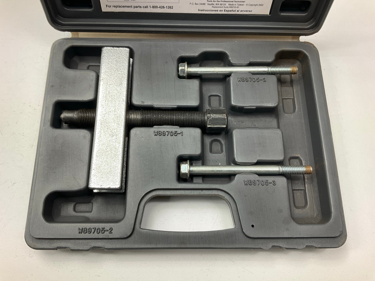 USED #14 Performance Tool W89705 Timing Gear Puller Tool Set