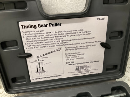 SLIGHTLY USED - Performance Tool W89705 Timing Gear Puller Set, TOOL # 2