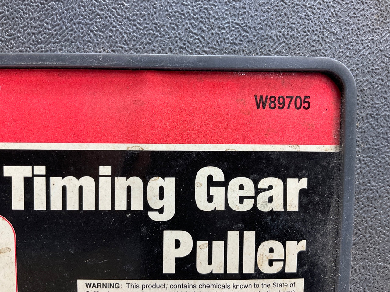 USED #20 - Performance Tool W89705 Timing Gear Puller Tool Set