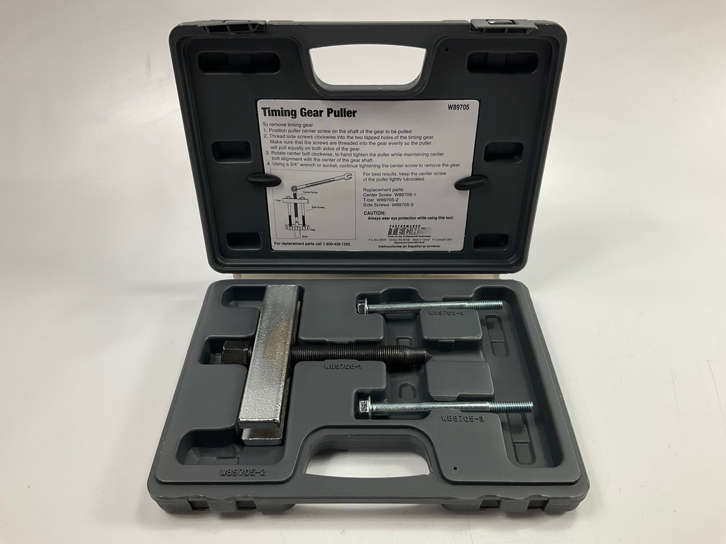 USED #24 Performance Tool W89705 Timing Gear Puller Tool Set