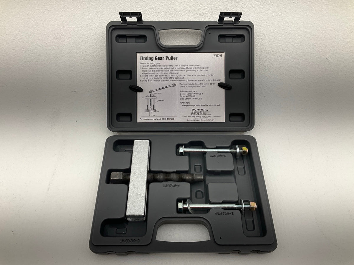 USED #29 Performance Tool W89705 Timing Gear Puller Tool Set Kit