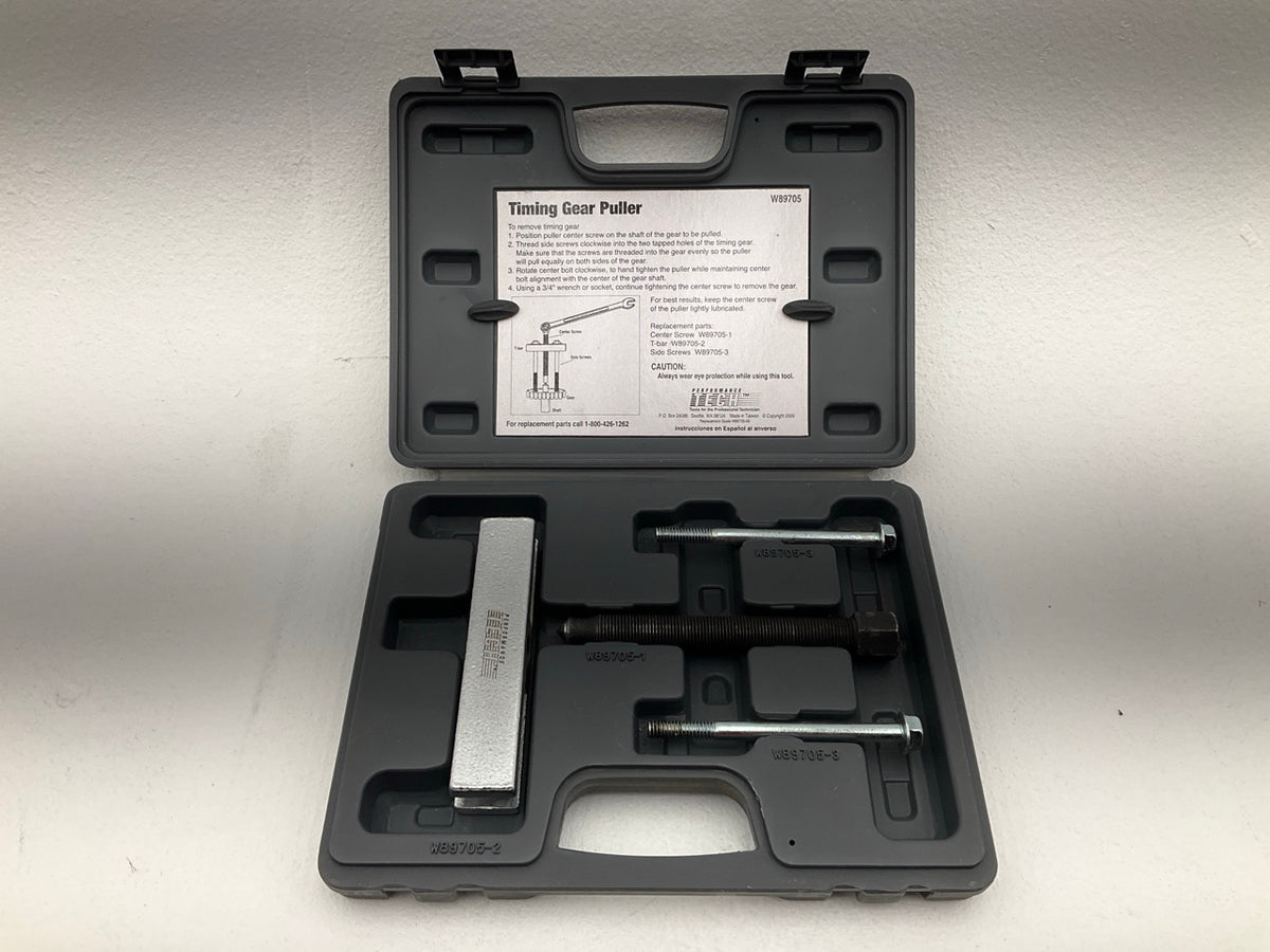 USED #30 Performance Tool W89705 Timing Gear Puller Tool Set Kit
