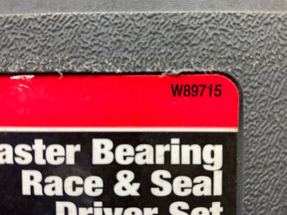 USED #2 - Performance Tool W89715 10 Piece Master Bearing Race & Seal Driver Set