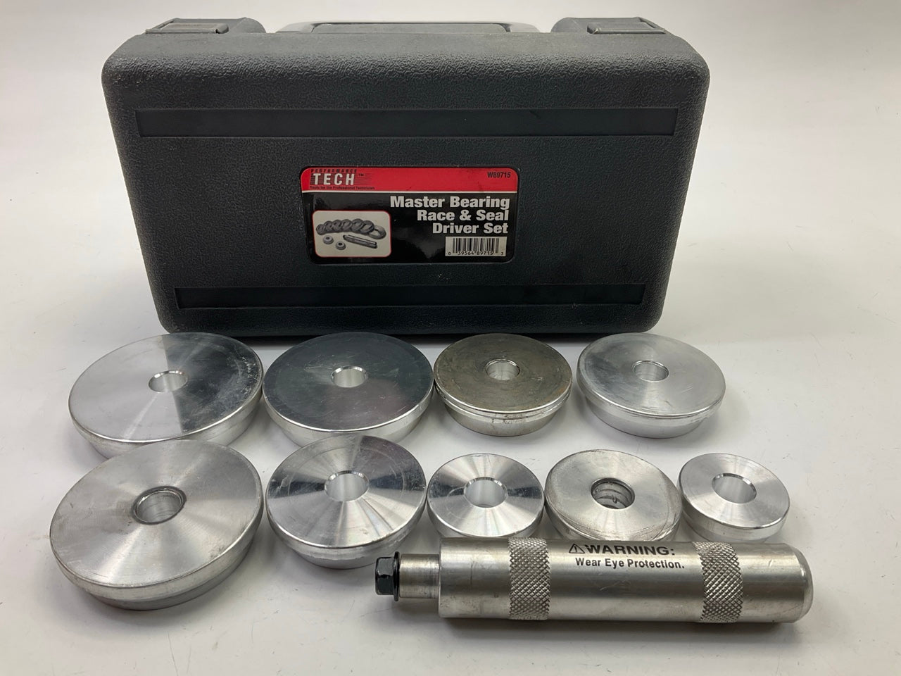 USED - Performance Tool W89715 10 Piece Master Bearing Race & Seal Driver Set