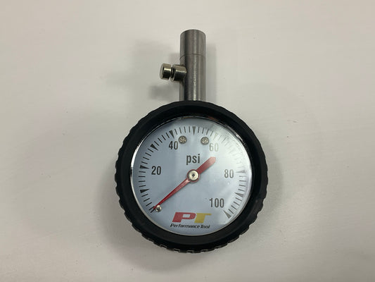 Performance Tool W9106 2'' Round Dial Tire Air Pressure Gauge