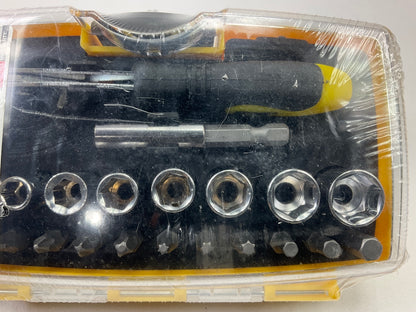 Performance Tool W9122 23-Piece Bit & SAE Socket Set - 1/4'' Drive