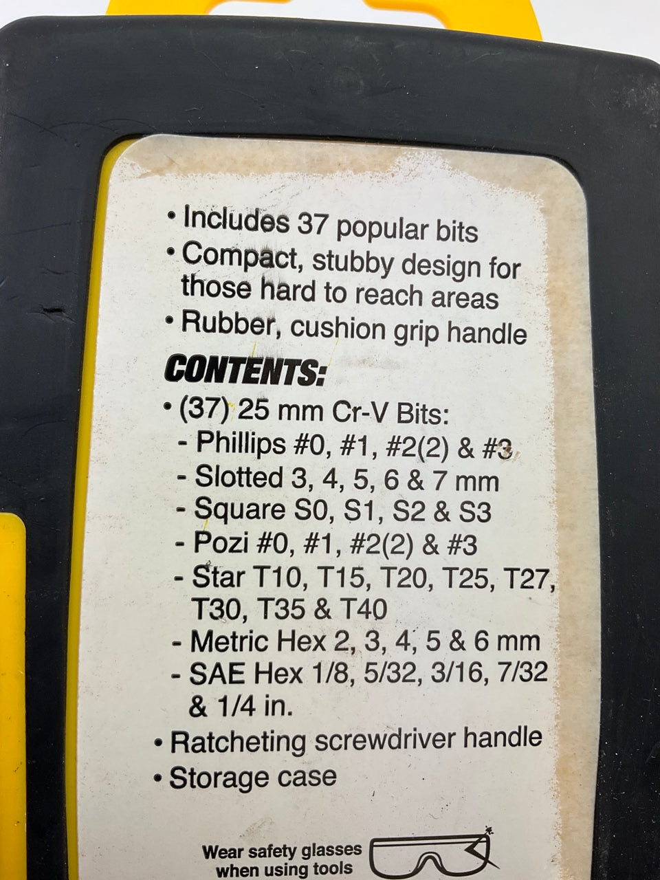 Performance Tool W9159 38 Piece Ratcheting Screwdriver & Bit Set